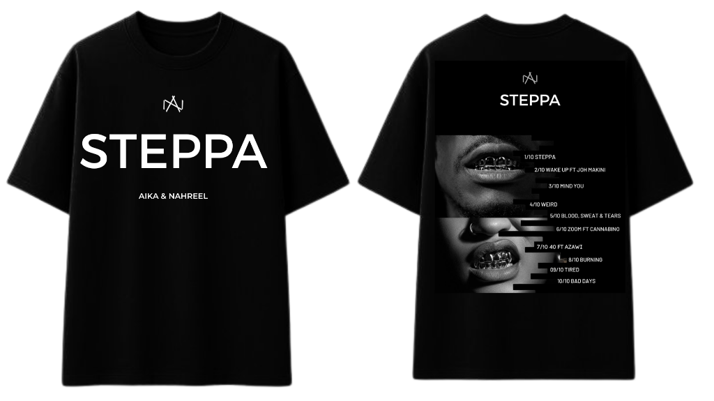 STEPPA Black Heavyweight T-Shirt